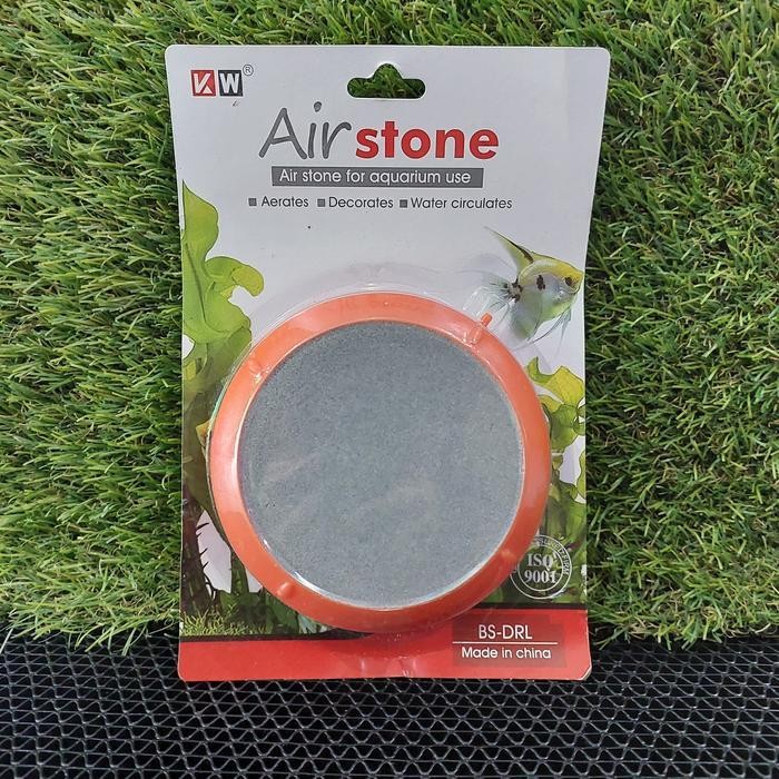 batu angin aerator air stone aquarium kolam ikan hias bulat besar 10cm