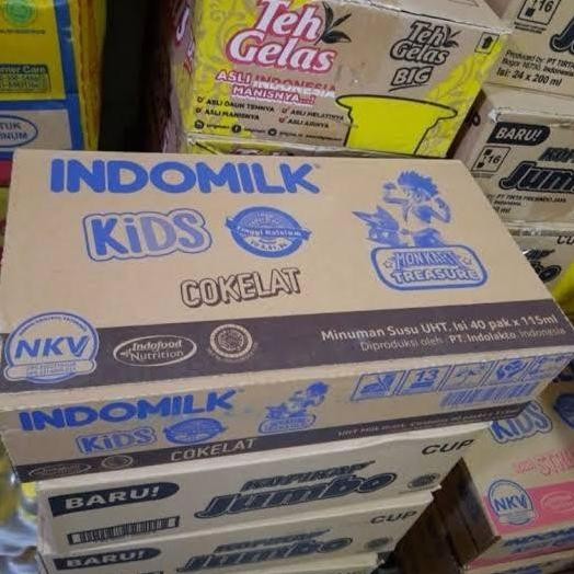 Indomilk Kids Uht Coklat 115 ML Dus Isi 40 Pcs Susu Anak Nikmat dan Praktis dari Indomilk