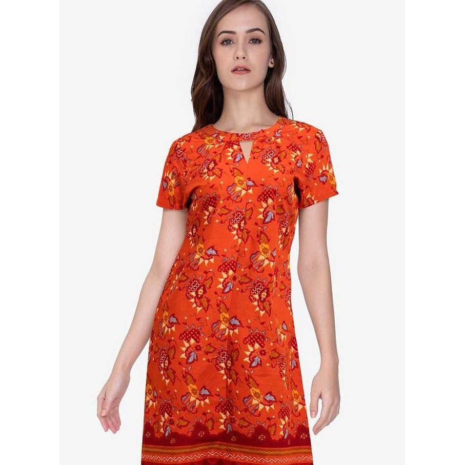 Promo Arjuna Weda Sackdress Batik Wanita Motif Modern - Bahan Katun | Lengan Pendek COD