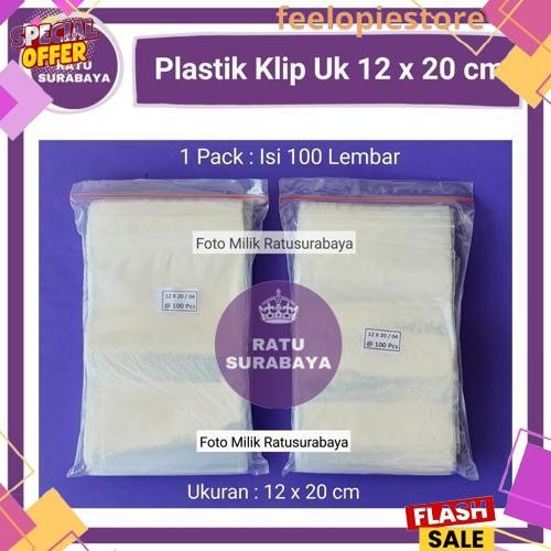 COD Plastik Klip Ziplock 11x20 12x20 13x20 14x20 15x20 16x20 isi 100 Kantong Zipper Packing Masker O