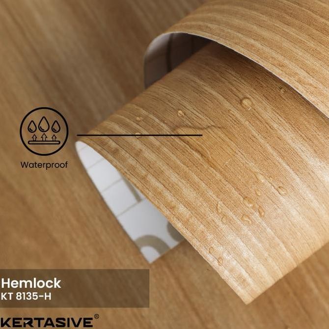 DF290>> HEMLOCK 122 CM - KERTASIVE PVC INTERIOR FILM / PELAPIS FURNITURE