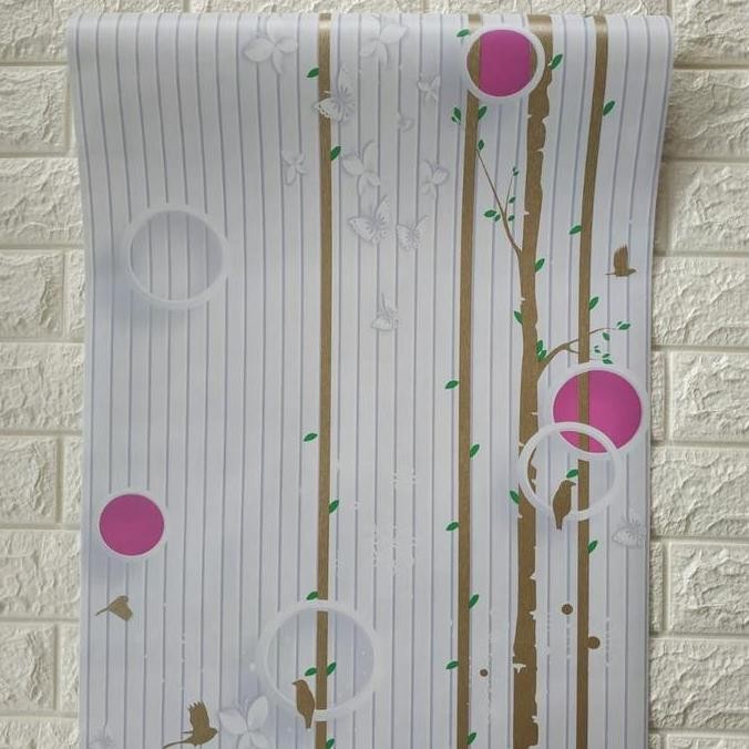 DB103 >> WALLPAPPER DINDING MOTIF CY PINK 1083 10METER X 45CM