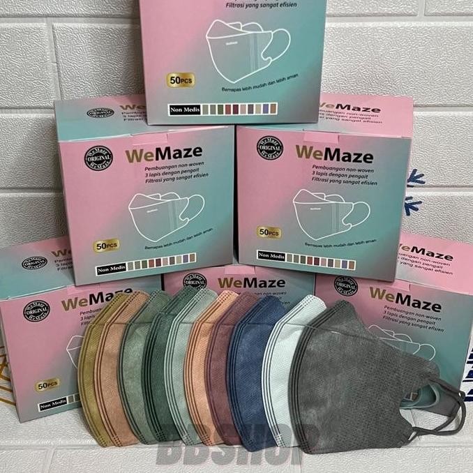 COD Masker Duckbill WEMAZE Isi 50Pcs 1Box