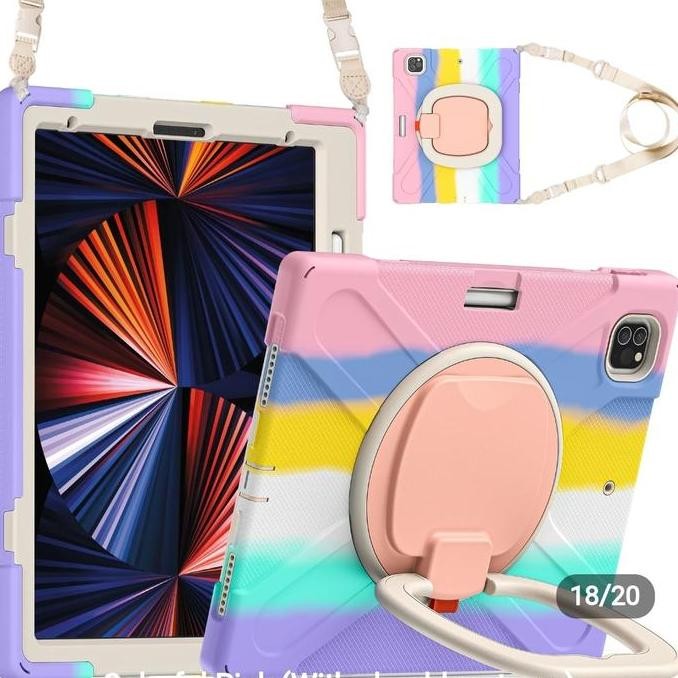 Casing Armor Ring Standing Free Tali Ipad Air 4 / Ipad Air 5