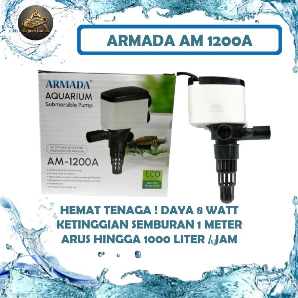 Fue-K5X20 Promo Termurah Pompa Air Aquarium Aqura Sp 1200 Naik 1 M 1000 Liter Filter Aquarium Kecil 