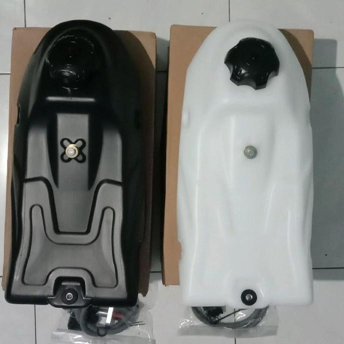 Tangki Bensin Khusus Body Gordon Motorcross Klx 150 Warna Hitam Dan Putih