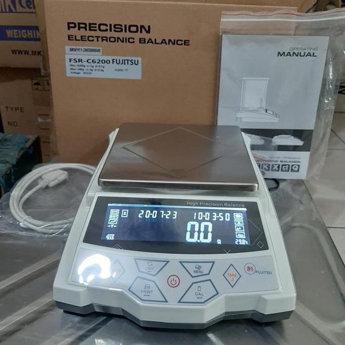 TERBARU TIMBANGAN laboratorium LAB FUJITSU FSR-C 6000g x 0,1g / EMAS 6KG