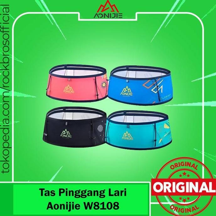 Premium Tas Pinggang Aonijie W8108 Hydration Running Belt Gym Running Outdoor Promo