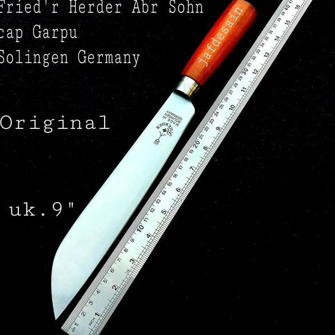 Pisau Sembelih Cap Garpu Original Herder Solingen Germany 9"
