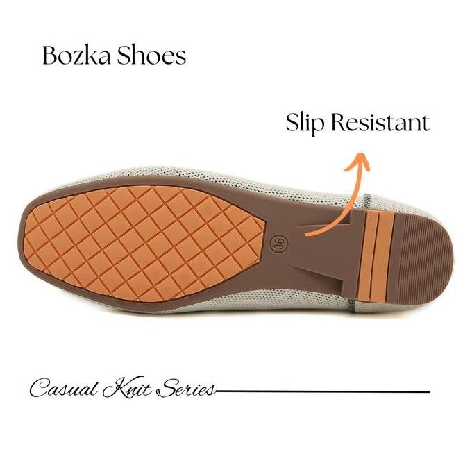 Bozka Sepatu Kasual Wanita Seri Rajut Tender Lembut