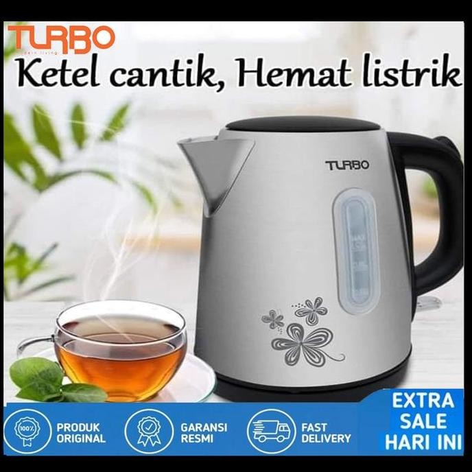 Kettle Turbo/Teko Listrik Otomatis Turbo Kapasitas 1 Liter