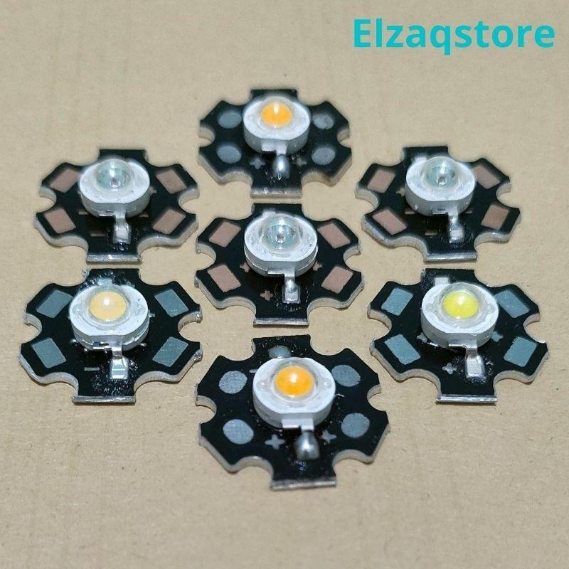 Lampu Led Hpl 3 Watt 3W + Heatsink Pendingin Pcb