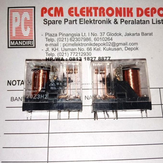 Prime- Relay G2R-1-E Dc12V Omron 8Pin 16A 12Vdc 12 V 8 Pin