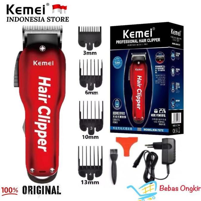 Alat Cukur Rambut Kemei KM 707Z Hair Clipper Professional Turbo Mesin Cukuran KM 707Z