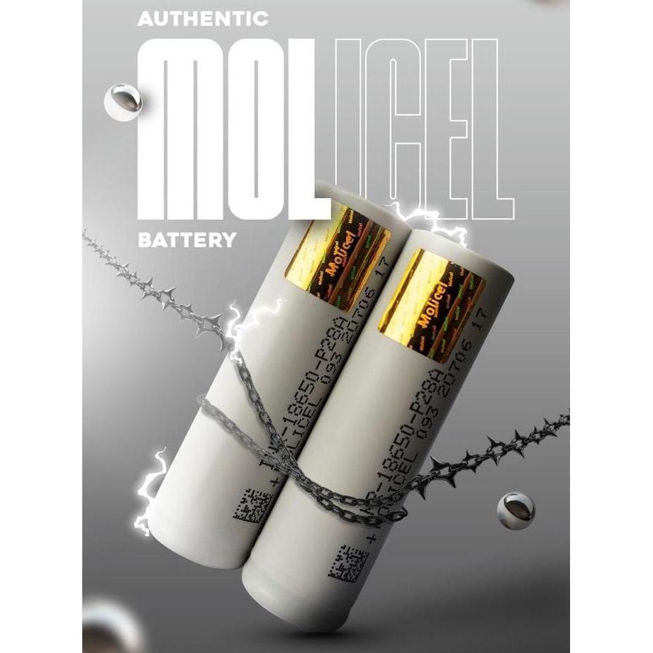 MOLICEL P28A 18650 2800MAH 35A BATTERY AUTHENTIC MOLICEL ''
