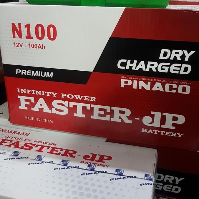 Aki 12v 100ah N100 Faster terlaris