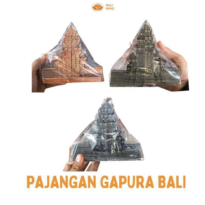 Buruan beli] Pajangan Gapura Bali 18 cm Fiber - Patung Gapura Resin - Pajangan Pintu Bali - Pajagan 
