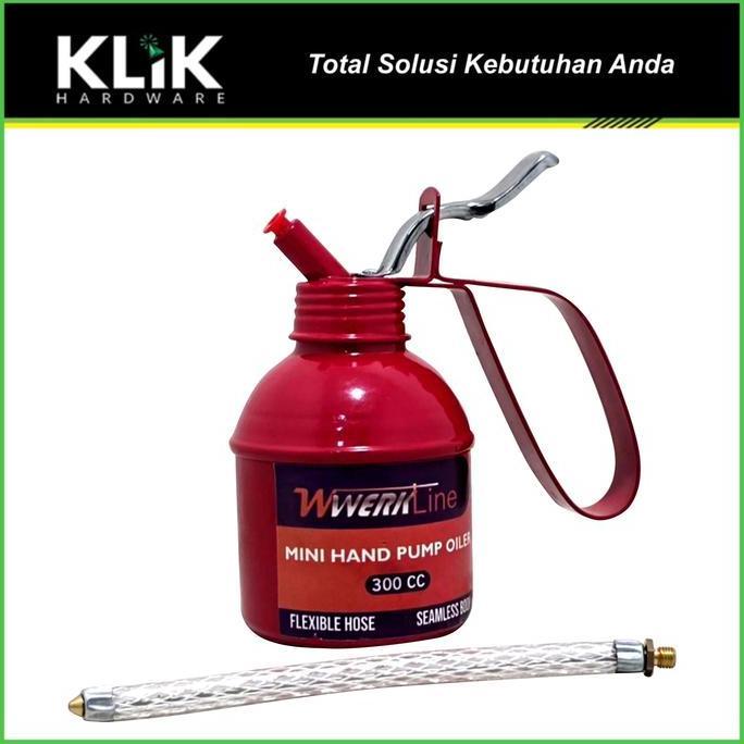 WERKLINE Oli Can 300 ml Oil Can - Botol Kaleng Semprotan Oli 300 cc