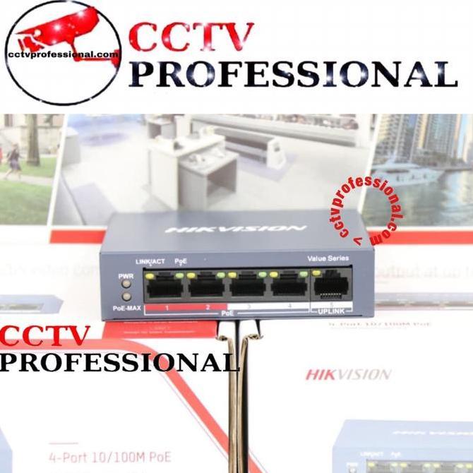 Switch PoE HIKVISION 4 port poe