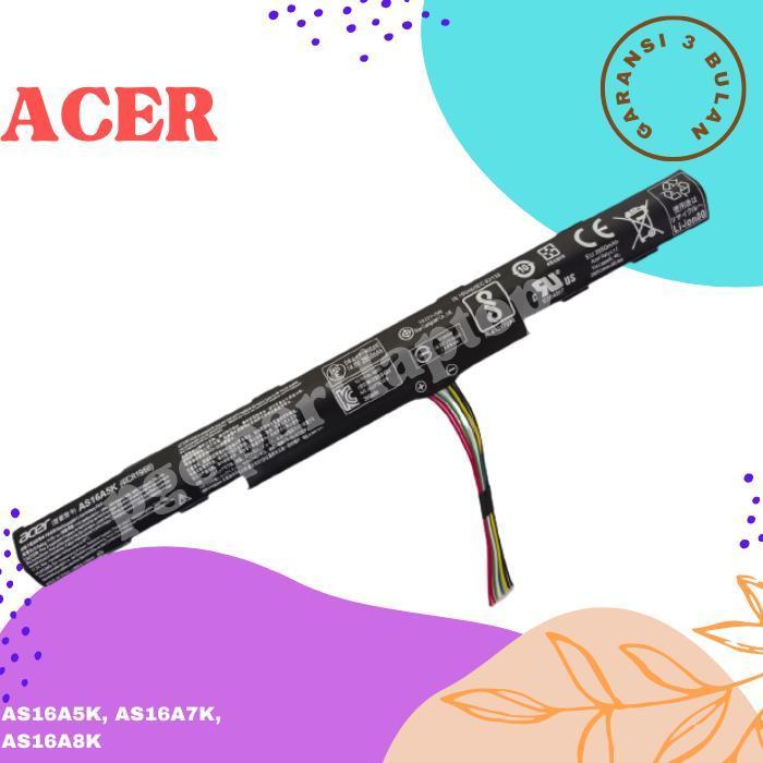 MURAH BERKUALITAS - Baterai Batre Laptop Acer e5-476g AS16A5K AS16A7K AS16A8K original