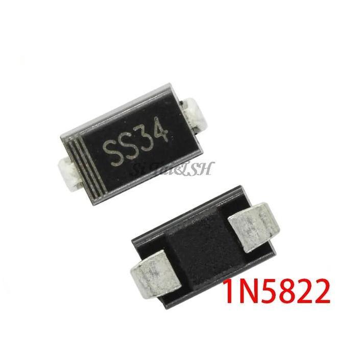 1N5822 SS34 DIODE SCHOTTKY SMD IN5822 DIODA SMA RKRW