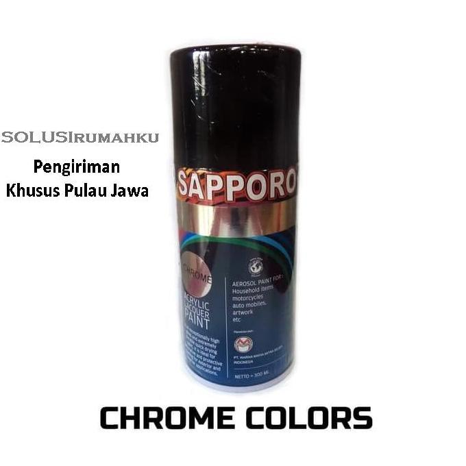 Kael- Cat Semprot Sapporo Chrome / Saporo Crome Krom Reflektor Pylox Pilox