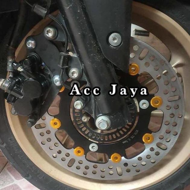 DF81 >> DISC PIRINGAN CAKRAM 260MM + BREKET PNP ALL NMAX NEW OLD/AEROX NEW OLD