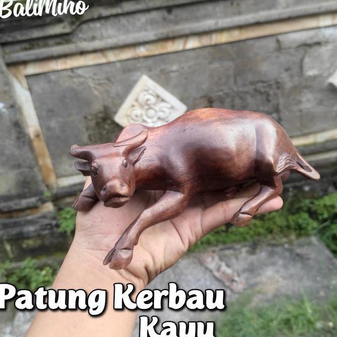 `````````] PATUNG KERBAU KAYU/PATUNG SAPI KAYU/PATUNG SAPI/PATUNG KERBAU/DEKORASI
