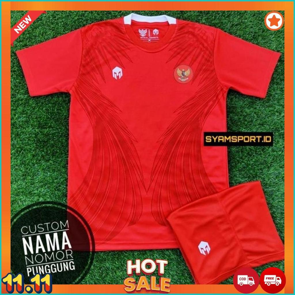Jersey Timnas Indonesia Retro 2020 / Jersey Home Timnas Indonesia / Jersey Indonesia Merah J7