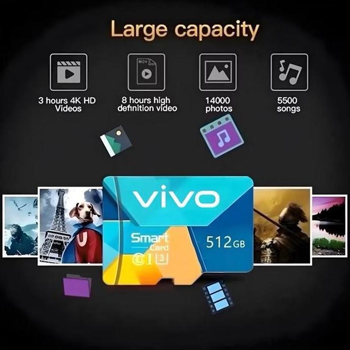 Memory Card vivo Micro sd sdxc32GB 64GB 512GB 256GB 128GB 1TB 2TB memory card high speed memory Micr