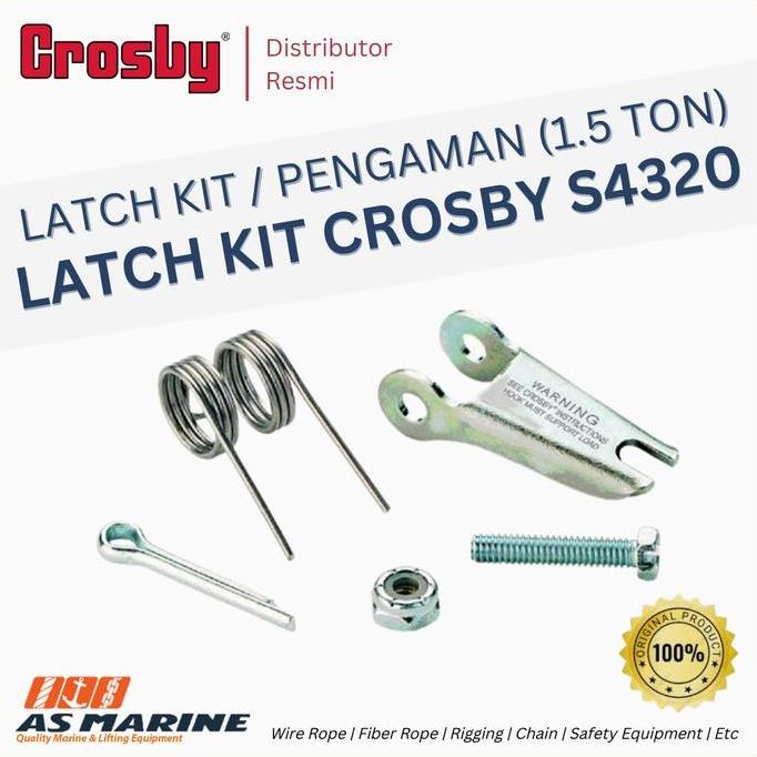 Ready Crosby Latch Kit S4320 1.5 Ton Alloy Non Cod