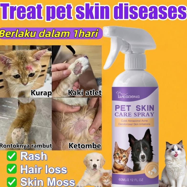 Obat Jamur Kucing Dan Anjing Jamur Kucing Semprot Obat Scabies Kucing Obat Kurap Anjing Obat Scabies