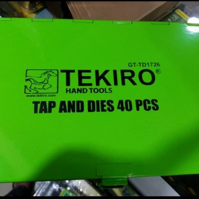 Tools- Hand Tap Set Tekiro Hand Tap Tekiro Set 40 Pcs Taps And Dies Tekiro