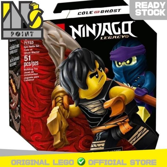 Promo LEGO 71733 - Ninjago - Epic Battle Set - Cole vs. Ghost Warrior Diskon