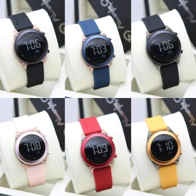 JAM TANGAN WANITA ALEXANDRE CHRISTIE AC9358 AC 9358 DIGITAL ORI