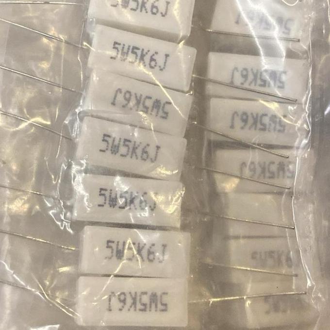 RESISTOR 5WATT 5K6 RESISTOR 5W 5K6 RESISTOR KAPUR 5 WATT 5K6 WEK99