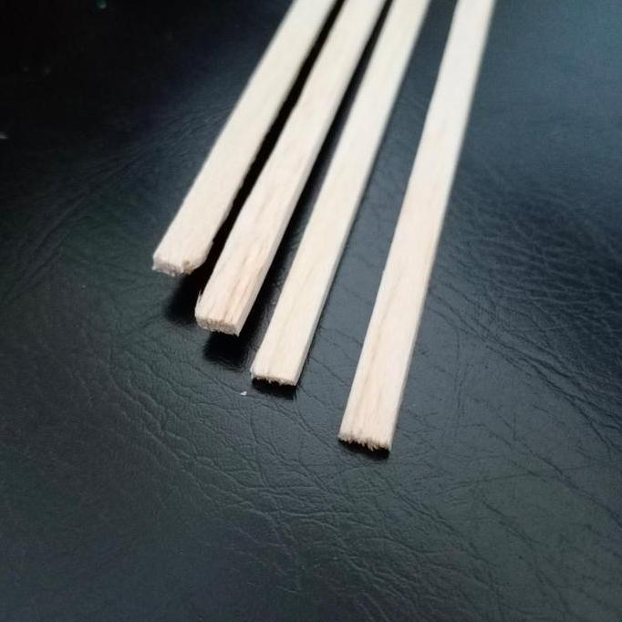 10PCS KAYU BALSA 1,5MM X 15MM X 50CM / 100CM BALSA MAKET BALSA STRIP 1.5MM X 15MM KAYU LIS KAYU MAKE