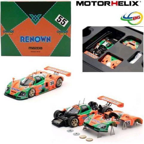 Promo M60101 - MotorHelix 1/64 Mazda 787B Renown #55 Champion Car Diskon
