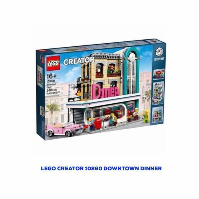 Promo Lego Creator 10260 downtown dinner Diskon