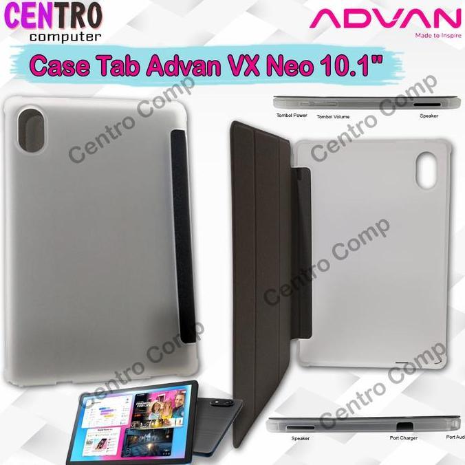 TERMURAH - Case Tab Advan VX Neo 10.1" Flip Casing tab Advan VX Neo Cover Advan Tab VX Neo