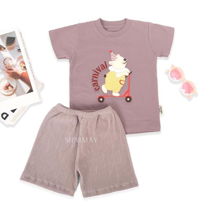 Mylu- Celana Anak Laki Perempuan Bahan Rib Knit