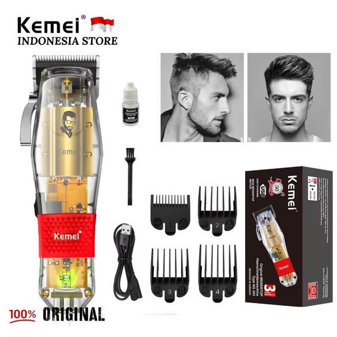ALAT CUKUR RAMBUT KEMEI HAIR CLIPPER TURBO ELEKTRIK CUKURAN KM NG 203