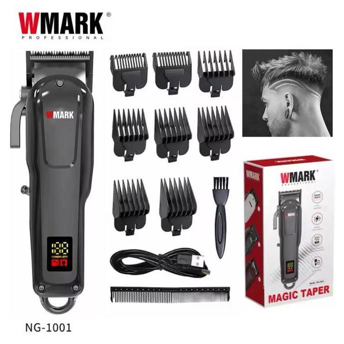 WMARK ALAT CUKUR RAMBUT HAIR CLIPPER PROFESSIONAL 6600 RPM NEW 2024 CHARGING USB TIPE C MESIN CUKURA