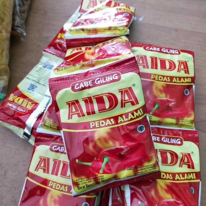 Food- New- Aida Pacific Renteng / Cabe Bubuk Aida Renceng 10Pcs