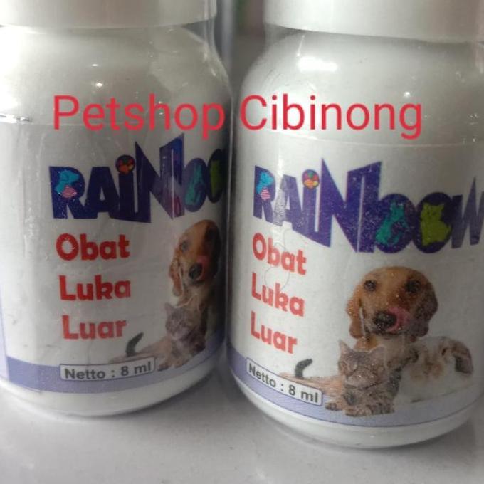 OBAT LUKA/ABSES RANIBOW OBAT LUKA 8ML OBAT LUKA KUCING/ANJING/KELINCI