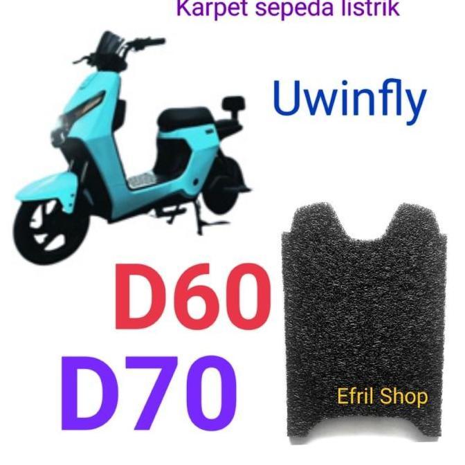 KARPET SEPEDA LISTRIK UWINFLY D60 D70 ATAU UWINFLY D 60 D 70
