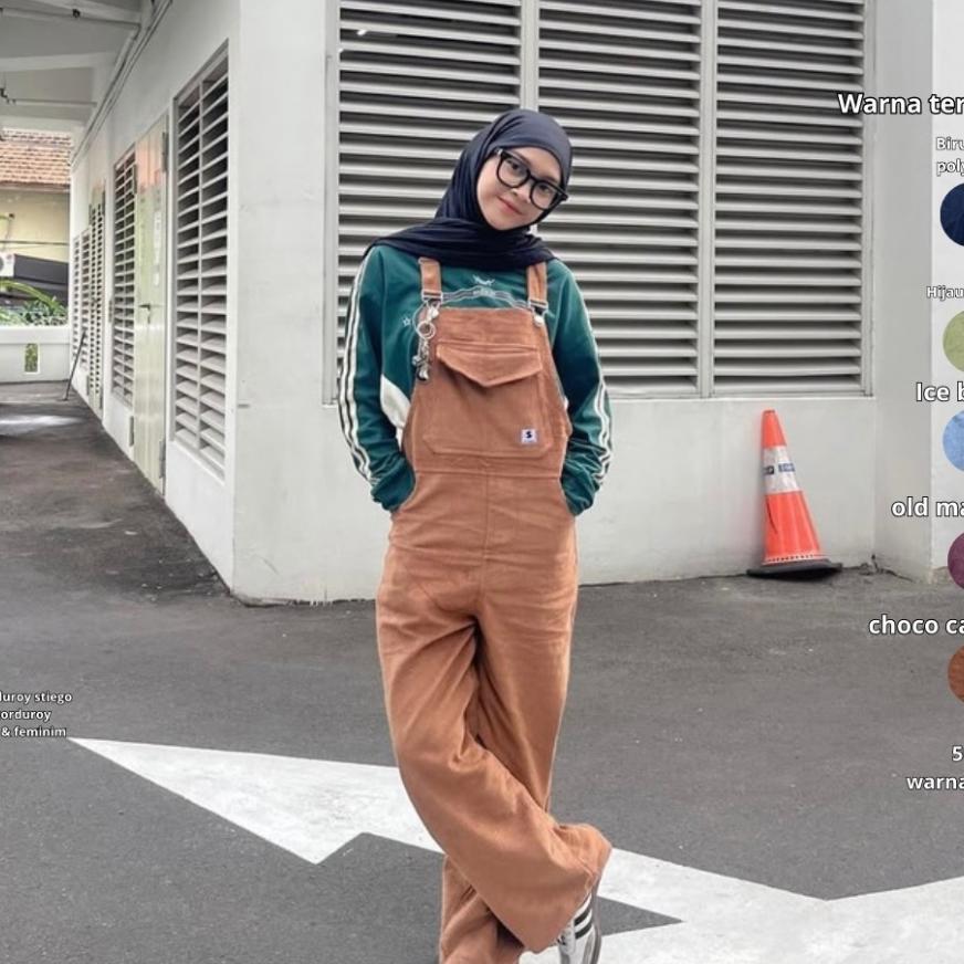 Stiego-Vol 02 Overall Corduroy /Baju Kodok Corduroy Pria & Wanita