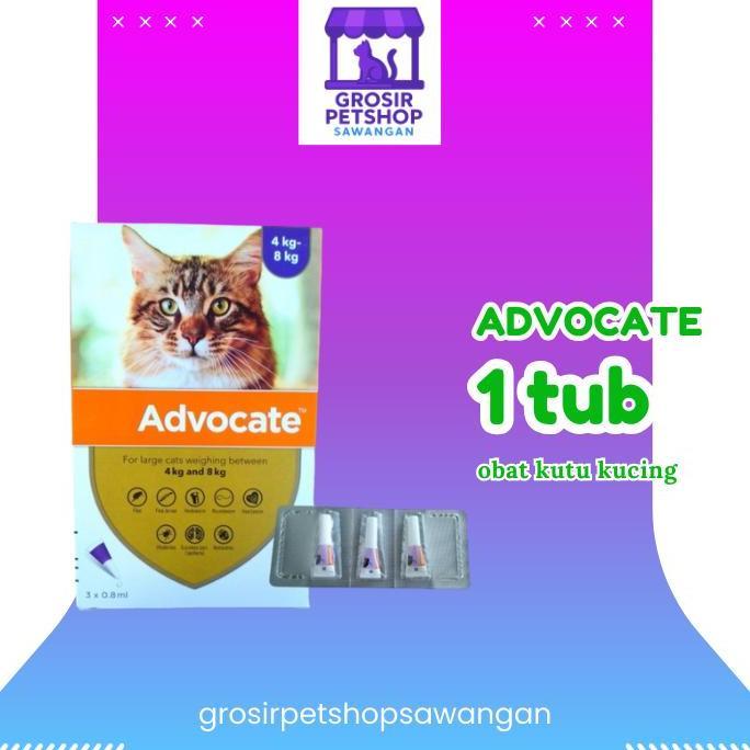 OBAT KUTU KUCING ADVOCATE 0.8ML ADVOCATE LARGE 4 - 8KG