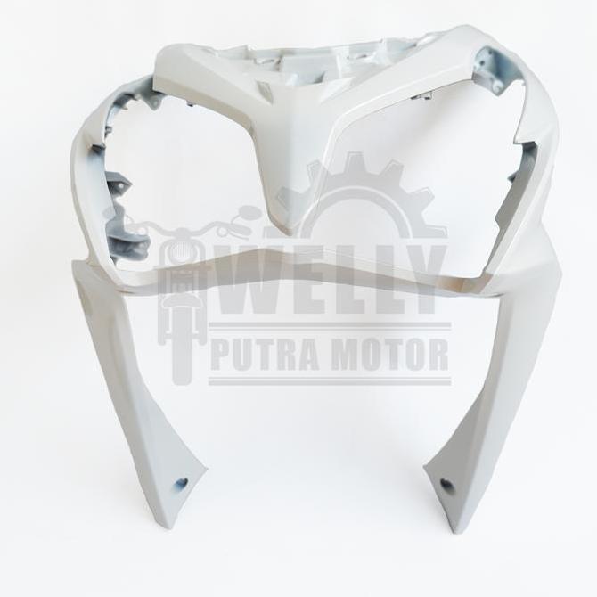 COVER TAMENG LAMPU DEPAN VARIO 125 FI PUTIH 64301-KZR-600PFW ORI AHM