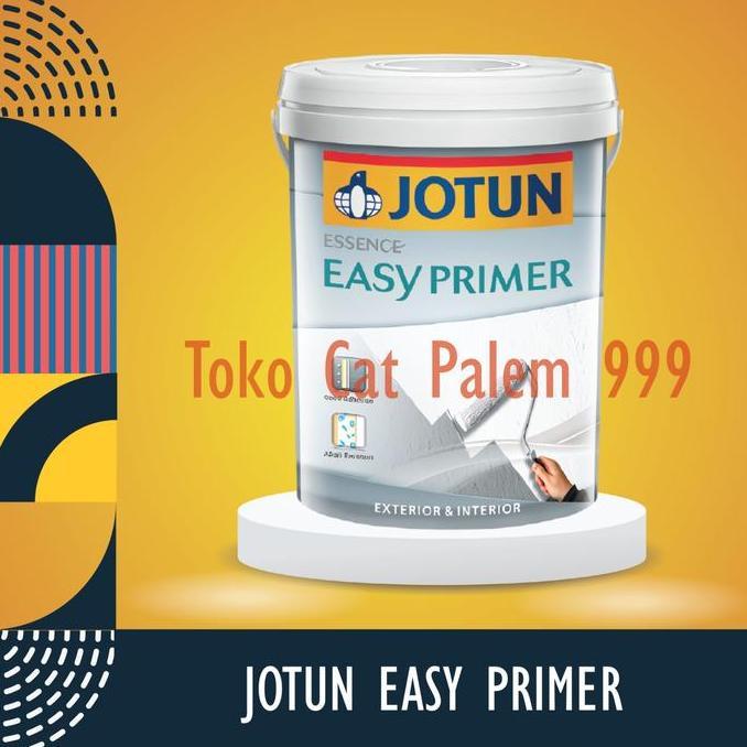'' CAT DASAR TEMBOK EXTERIOR & INTERIOR JOTUN EASY PRIMER PUTIH 25 KG //